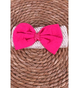 Breeze Kız Çocuk Bandana Fuşya 190mm