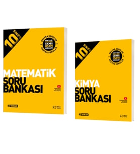 HIZ YAYINLARI 10. SINIF MATEMATİK - KİMYA SORU BANKASI