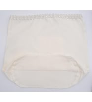 Angel Çanta Aksesuar Krem 25X12 Cm Oval Tabanlı Dikilmiş Fermuarsız Astar