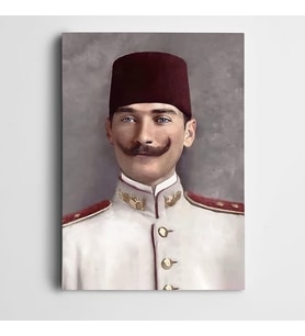 Atatürk Gençliği Kanvas Tablo