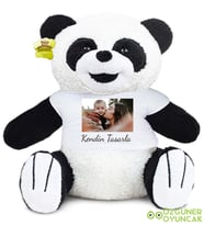 Kendin Tasarla Tişörtlü Sevimli Panda NO 1