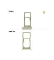 Samsung Galaxy A25 Sim İç Yuvası Çiftli Çiftli sim yuvası ikili sim tepsisi çiftli sim aparatı dual sim çekmecesi