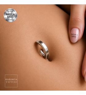 Klipsli Göbek Piercingi Hinged Belly Piercing