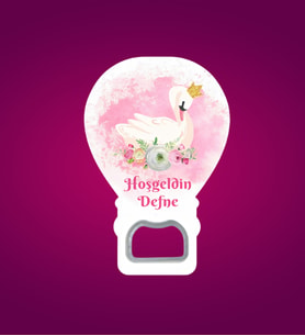 Kişiye Özel İsimli Hoş Geldin Bebek Açacak Magnet