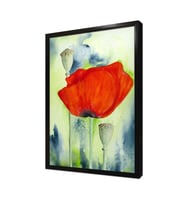 Gelincik Çerçeveli Mdf Tablo