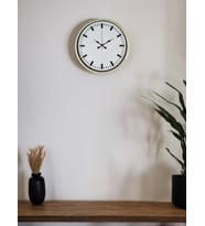 36 Cm Sade Dekoratif Duvar Saati
