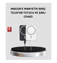 Mey İthalat® MagSafe Uyumlu Kablosuz Powerbank – Güçlü Mıknatıs, Hızlı Şarj, Kompakt Tasarım