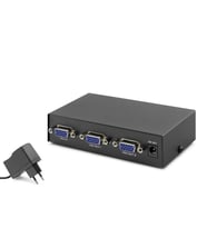 Vga Splitter 1 In 2 Out 200 Mhz - Siyah HDX1277