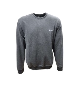 Nike N1090 Erkek Büyük Beden İki İplik Sıfır Yaka Sweatshirt - N1090 - Antrasit - ST01405-Antrasit-2XL