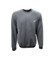 Nike N1090 Erkek Büyük Beden İki İplik Sıfır Yaka Sweatshirt - N1090 - Antrasit - ST01405-Antrasit-2XL