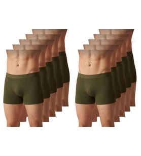 YILDIZ ÇAMAŞIR 36 ERKEK MODAL LİKRALI HAKİ BOXER 10 ADET