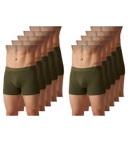 YILDIZ ÇAMAŞIR 36 ERKEK MODAL LİKRALI HAKİ BOXER 10 ADET