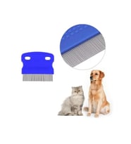 Kedi Köpek Bit Pire Temizleme Tarağı Dış Parazit Kene Yumurtası Temizliği Demir İğne Dişli Tarak (Çok Renkli)