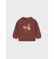 Mayoral Kız Bebek Sweatshirt Kahverengi