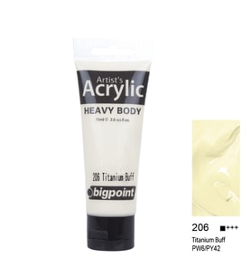 Bigpoint Akrilik Boya 75 ml Titanium Buff 206