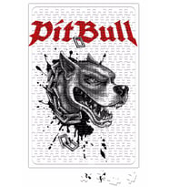 Pitbull Köpekleri Sevenlerin Pitbull Aşkı Puzzle 240 Parça Yapboz