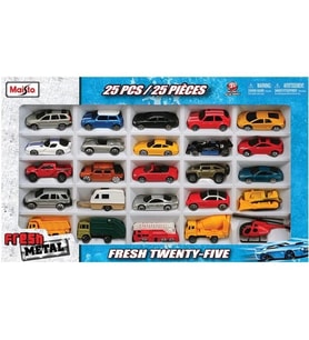 Maisto Fresh Metal 25 Parça Oyuncak Araba Seti