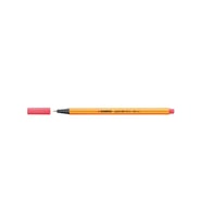 Stabilo Keçe Uçlu İnce Kalem 88 Point 0.4 MM Fosforlu Kırmızı 88/040 (10 Lu Paket) (Karışık)
