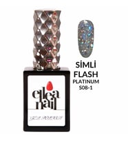 ELLEA NAİL SALON BOY 15 ML UV LED SİMLİ KALICI OJE PLATİNİUM FLASH SCALE 1