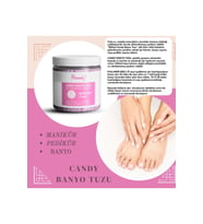 HOMM BİTKİSEL CANDY BANYO TUZU- MANİKÜR&PEDİKÜR&BANYO IÇİN