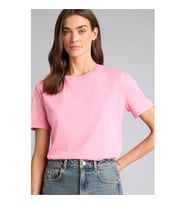 Defacto Basic Pembe Kadın T-Shirt W9584AZ/PN161