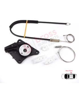 VW New Beetle Cabrio Convertible 2003-2010 1Y0898292 İçin Elektrikli Arka Sağ Cam Kriko Tamir Seti