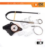 VW New Beetle Cabrio Convertible 2003-2010 1Y0898292 İçin Elektrikli Arka Sağ Cam Kriko Tamir Seti