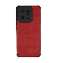 Xiaomi Mi 13 Pro Kılıf Loop Deri Silikon - Kırmızı