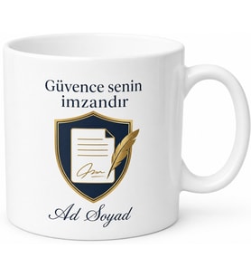 Sigortacı Kaza Hasar Tutanağı Güvence Kapısı Ofis Kupası Hediye Bardak