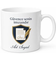 Sigortacı Kaza Hasar Tutanağı Güvence Kapısı Ofis Kupası Hediye Bardak