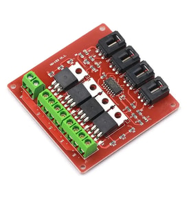 4 Kanal Mosfet Sürücü Modül Pwm Hız Kontrol Motor Selenoid Valf Anahtar Led Lamba Dimmer