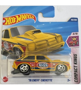 Hot Wheels Tekli Arabalar '76 Chevy Chevette HYX43 (Compact Kings) (Çok Renkli)