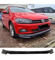 Vw Polo Mk6 Abt Ön Ek Plastik Siyah karlık-ön-ek-bodykit 2018 2019 2020 2021 Makyajsız Kasa