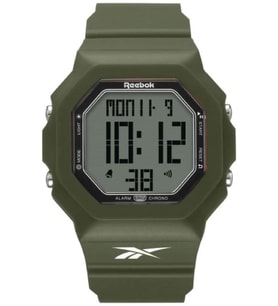 Reebok Rv-Tru-U9-Pgpg-Wb Dijital Yeşil Silikon Kordon Kare Erkek Kol Saati    SATICI   ÜNALAN  SAAT GÜMÜŞ