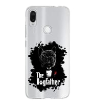 Xiaomi Redmi Note 7 Uyumlu Kapak Dog Father Tasarımlı Şeffaf Silikon Kılıf