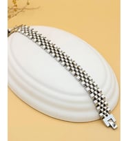 Maksimalist Unisex Marka Model Silver Bileklik