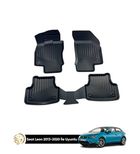 Seat Leon 3D Havuzlu Araca Özel Oto Paspas