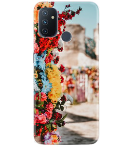 OnePlus Nord N10 Kılıf Silikon Desen Gerçek Çiçekler 1743