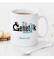 Genetik Mühendisi isme özel Meslek kupa bardak