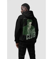Fight Club Tyler Durden Baskılı Unisex Oversize Film Karakteri Hoodie