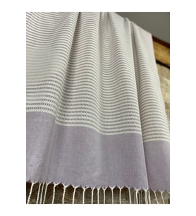 Organik Bambu Lila 90x190 Peştemal