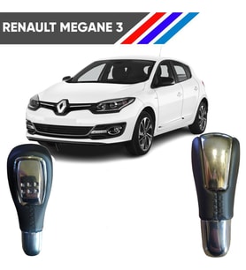 Megane 3 Fluence Otomatik Vites Topuzu Deri Kaplama