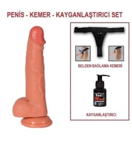 LilituShop 21 cm Belden Bağlamalı Realistik Dildo Penis - Archie