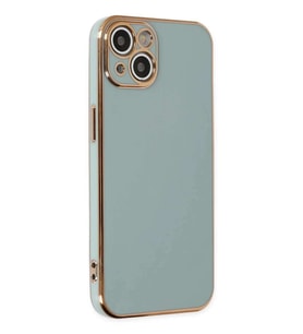 iPhone 14 Kılıf Volet Silikon - Açık Yeşil