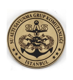 SAS Deri PEÇ  SU ALTI SAVUNMA GRUP KOMUTANLIĞI- Arma - Patch
