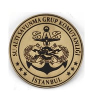 SAS Deri PEÇ  SU ALTI SAVUNMA GRUP KOMUTANLIĞI- Arma - Patch