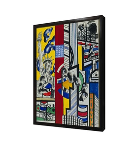 New York Çerçeveli Mdf Tablo