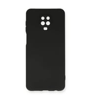 Xiaomi Redmi Note 9 Pro Kılıf Nano İçi Kadife Silikon - Siyah