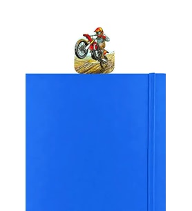 Enduro Motorcu Kitap Ayracı