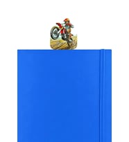 Enduro Motorcu Kitap Ayracı